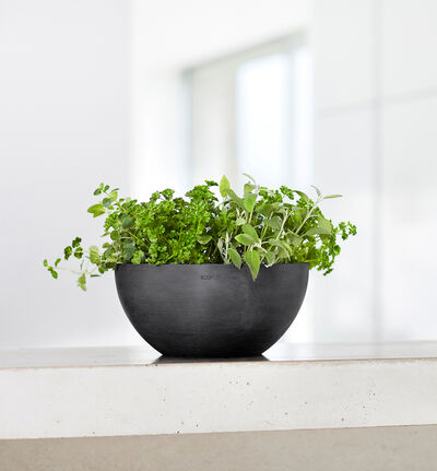 Ecopots Brussels rund sort 25 cm Ecopots Brussels rund sort 25 cm